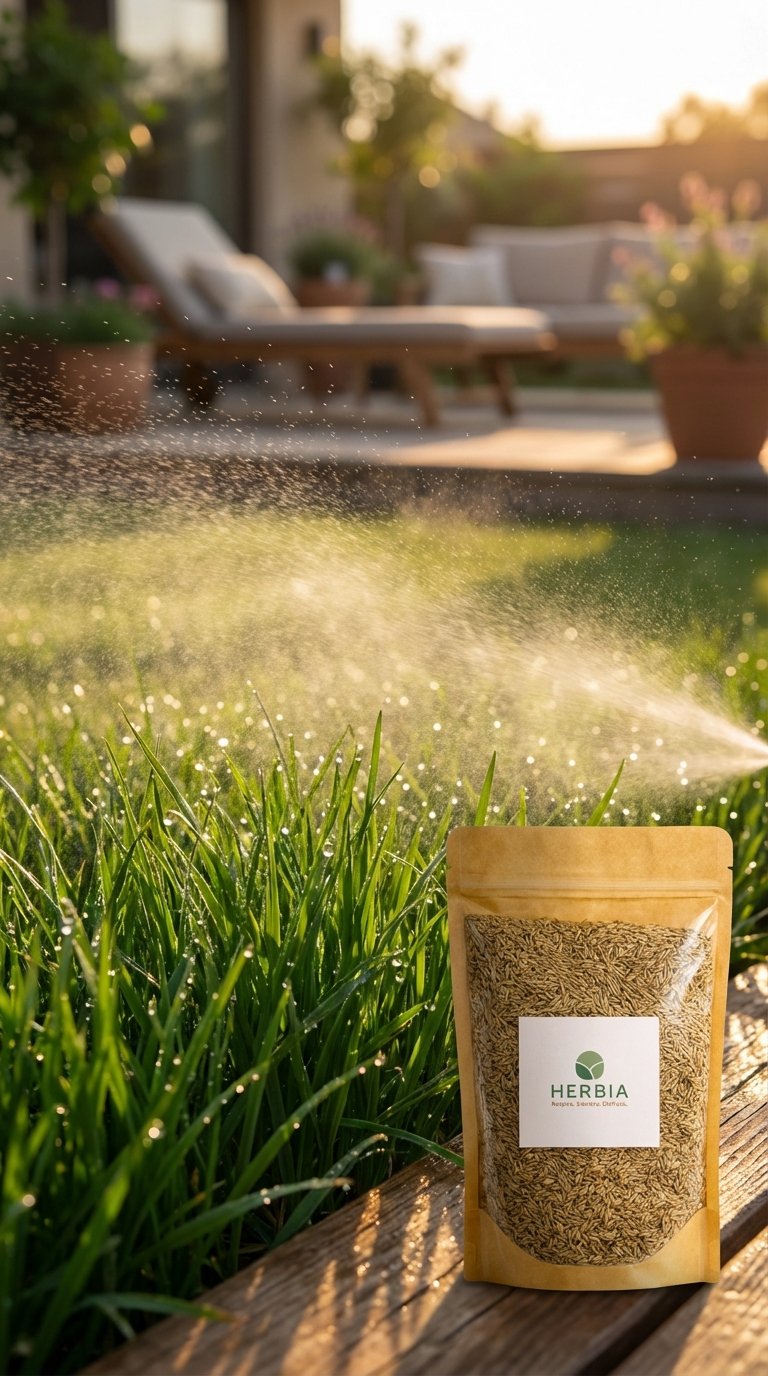 herbia premium – semillas de pasto de alta densidad y color (500 g)